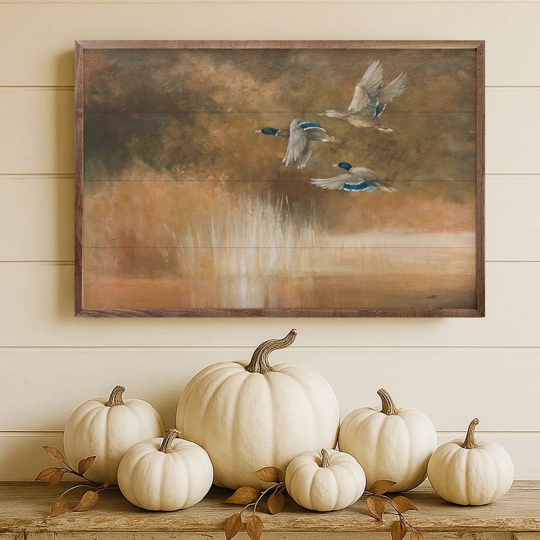 Life On The Lake Wood Framed Print