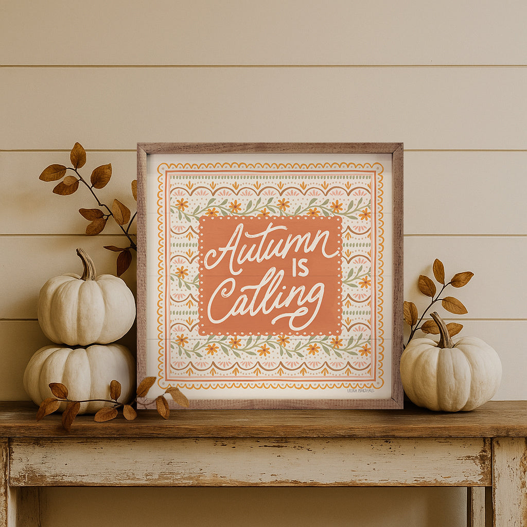Blooming Autumn Is Calling Wood Framed Print