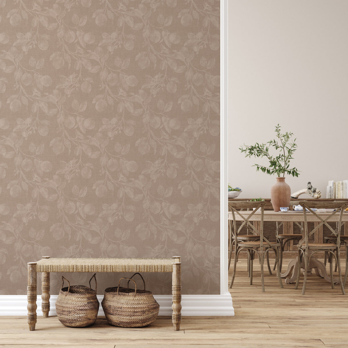 Monica's Orchard Peel & Stick Wallpaper