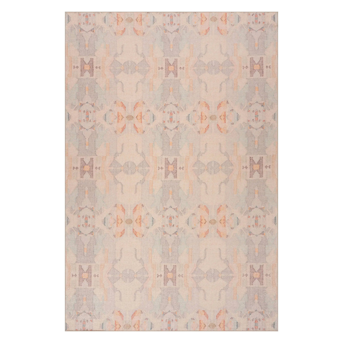 Bize Transitional Abstract Washable Rug