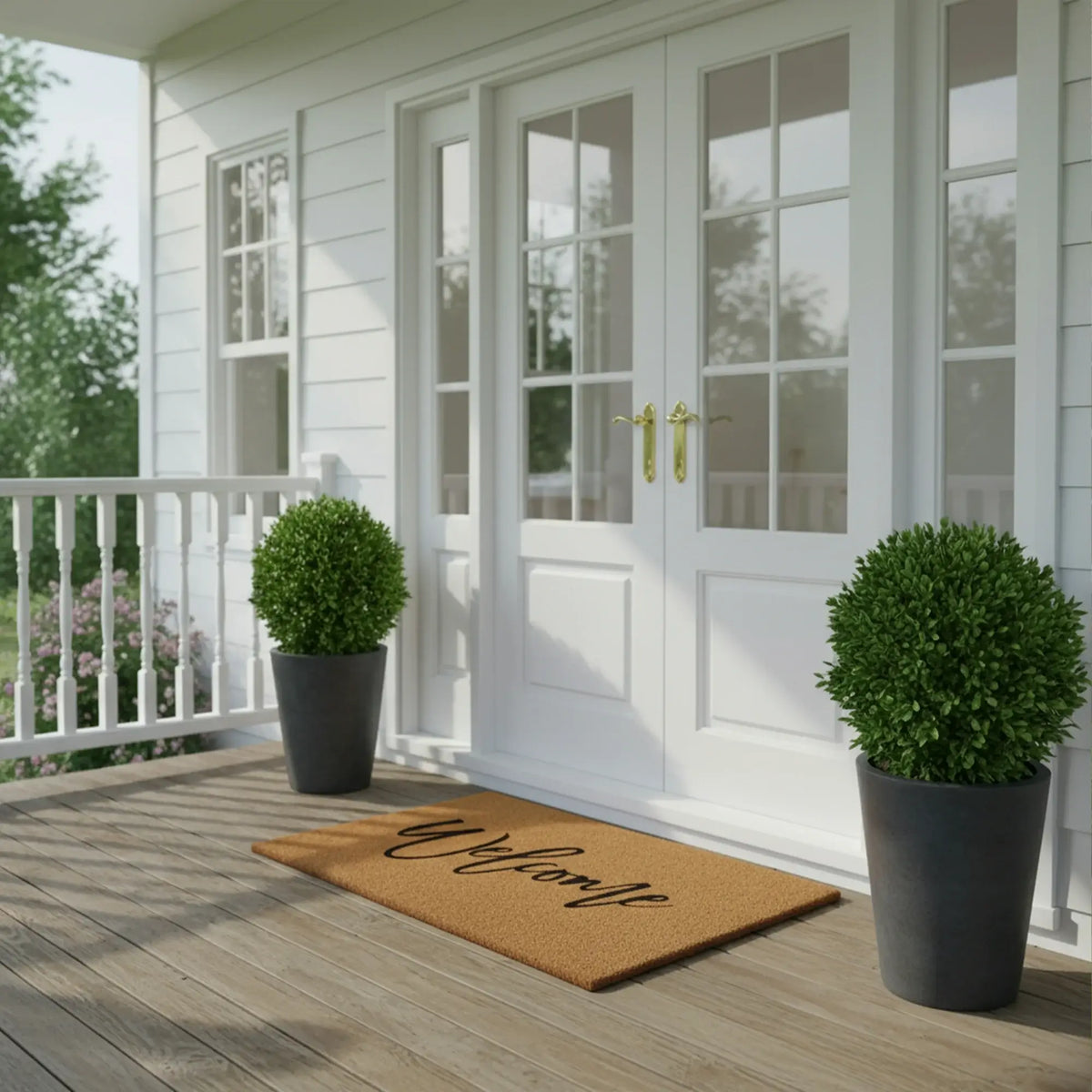 Cursive Welcome Doormat