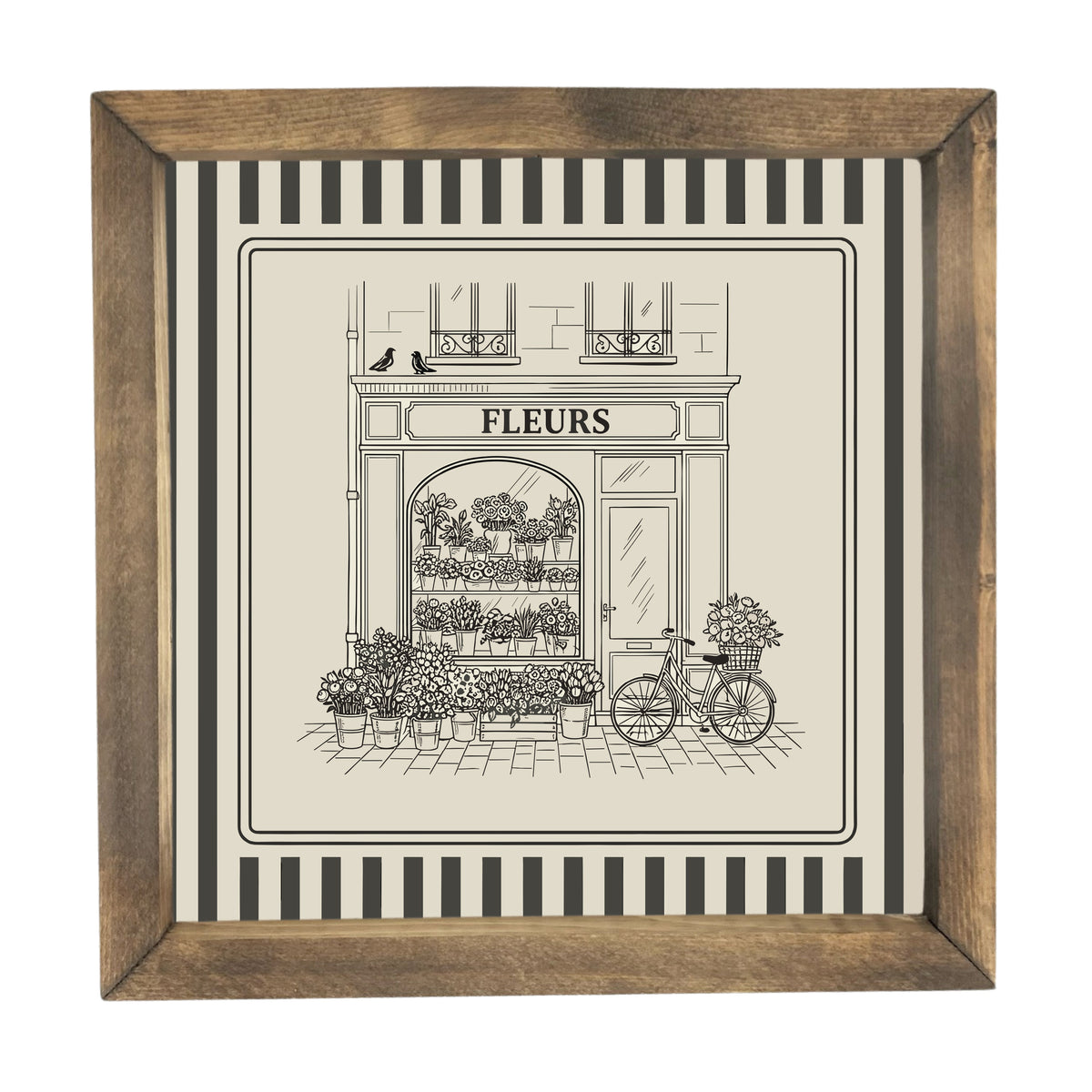 Paris In Bloom Framed Print