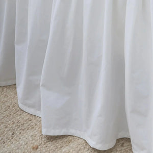 Gathered Cotton Sateen Bedskirt by Pom Pom At Home