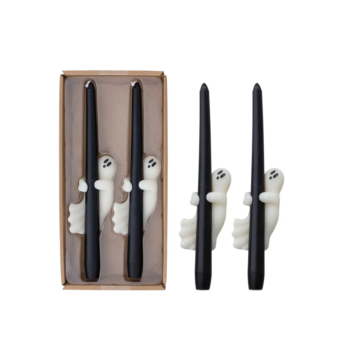 Ghost Taper Candle Set