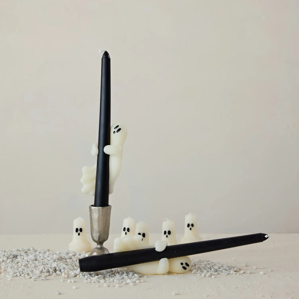 Ghost Taper Candle Set