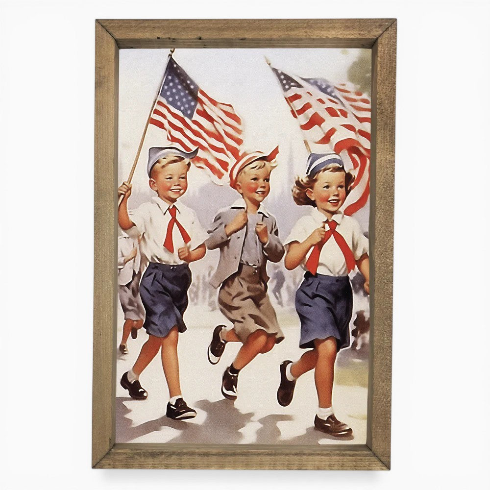 Vintage Parade Kids Framed Art