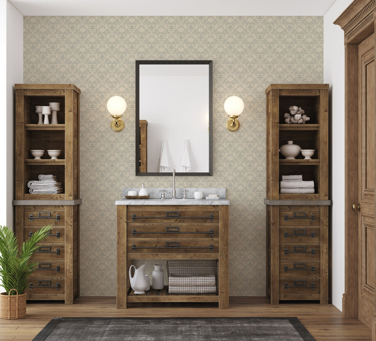 Theodora Peel & Stick Wallpaper by Daphne & Sage