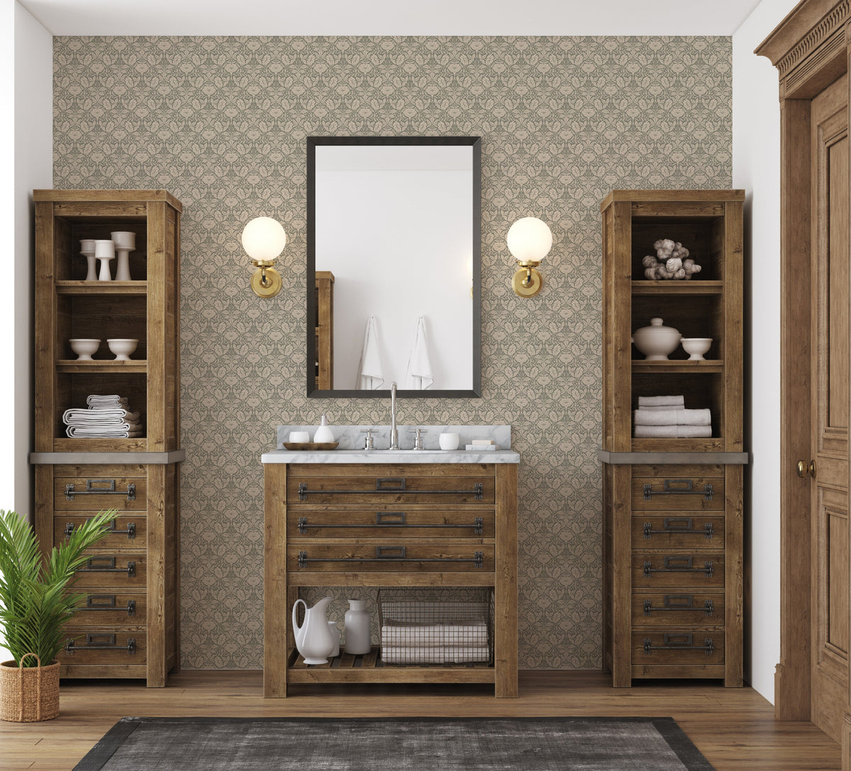 Theodora Peel & Stick Wallpaper by Daphne & Sage