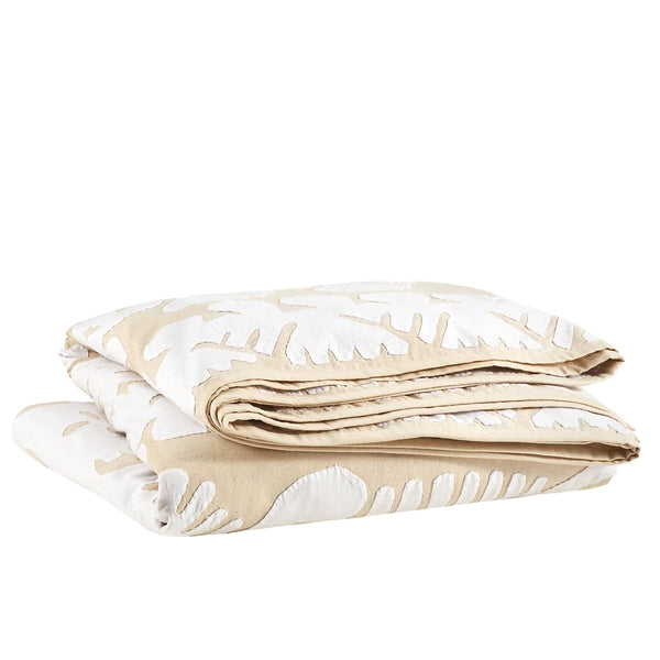 Pine Cone Hill Knight Wood Cutwork Coverlet