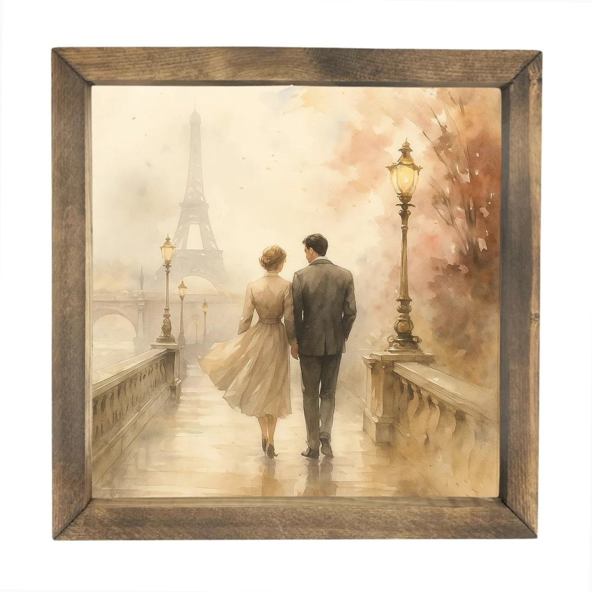 A Walk Through Paris Framed Print