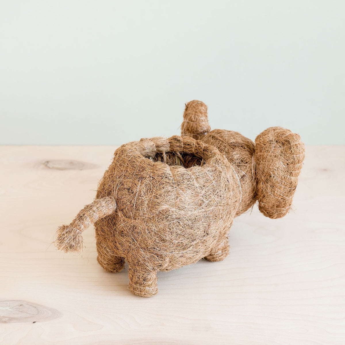 Coco Wicker Elephant Planter