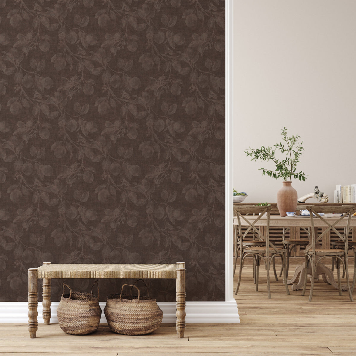 Monica's Orchard Peel & Stick Wallpaper