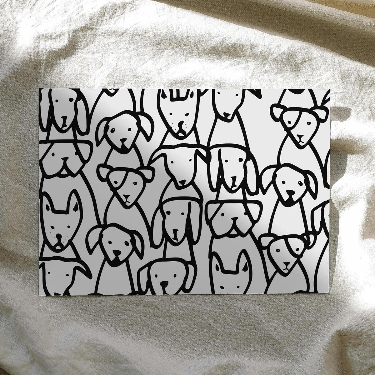 Puppy Mural Wallpaper