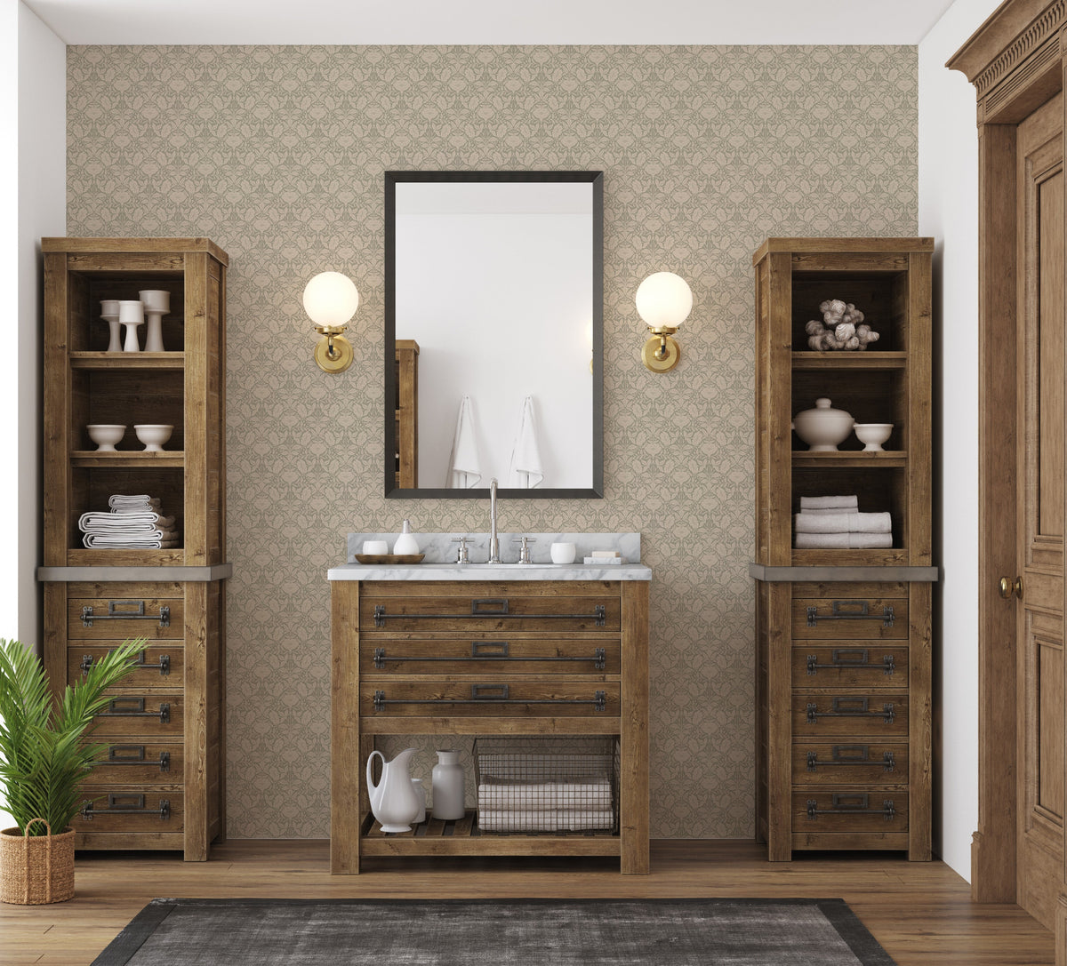 Theodora Peel & Stick Wallpaper by Daphne & Sage