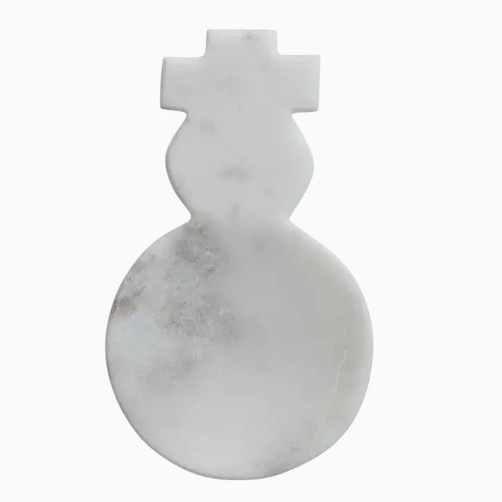 Marble Snowman Spoon Rest