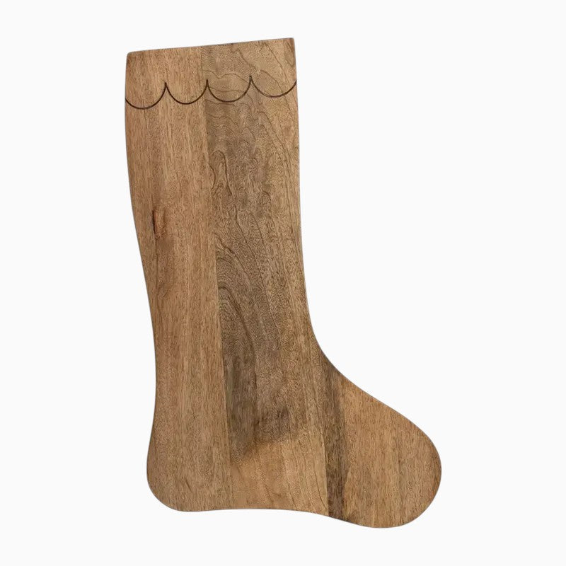 Mango Wood Stocking Cheese Board