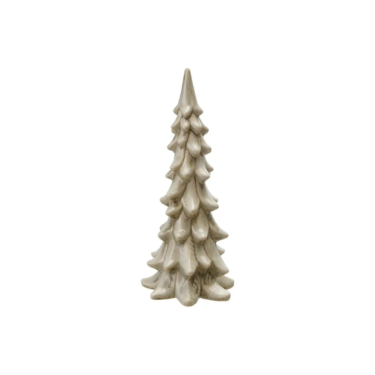 Light Green Reactive Glaze Stoneware Tree
