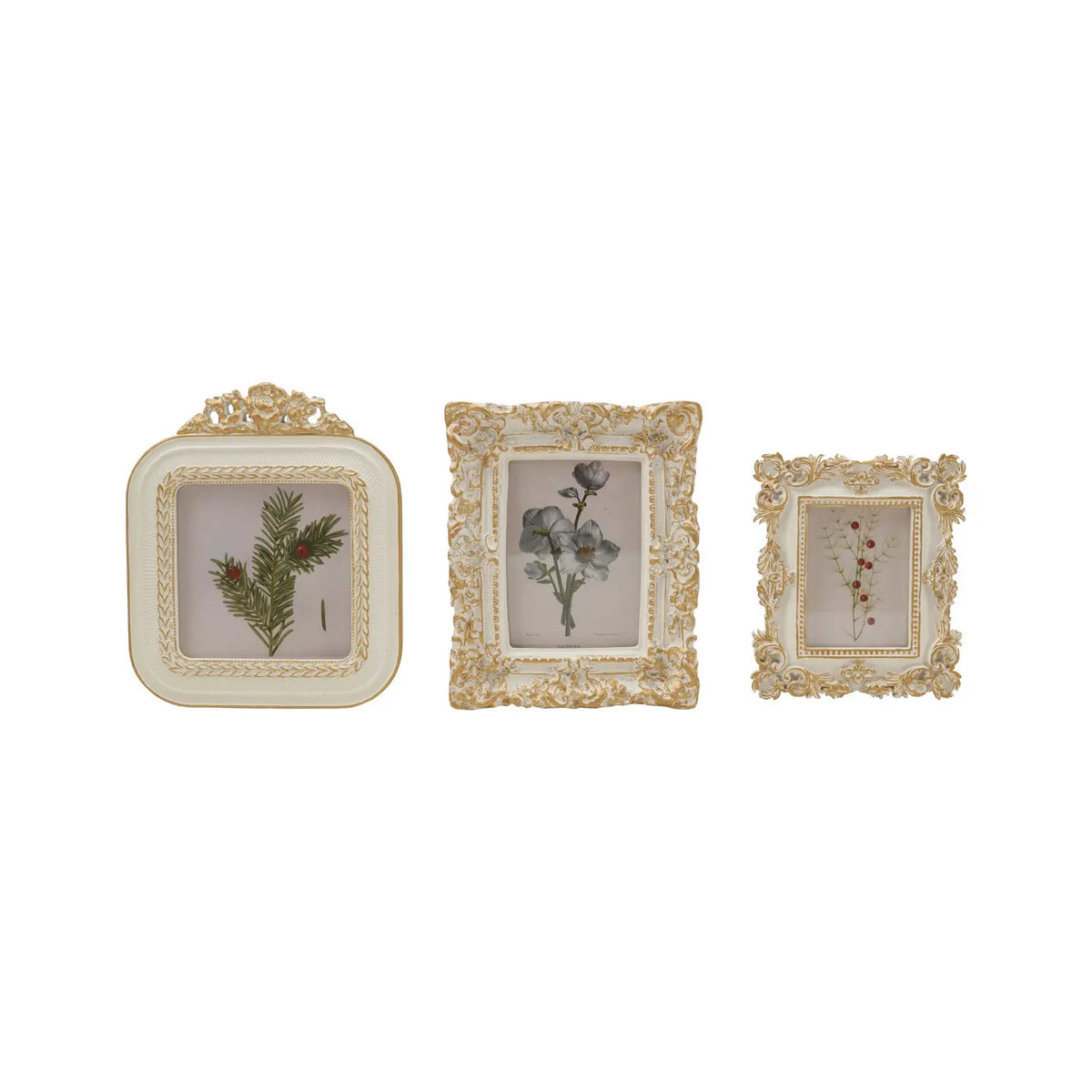 Resin Baroque Photo Frame Set
