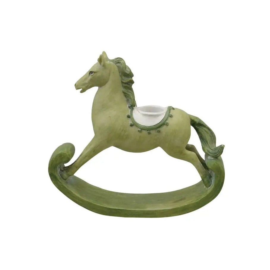 Resin Train & Rocking Horse Shaped Taper Holder