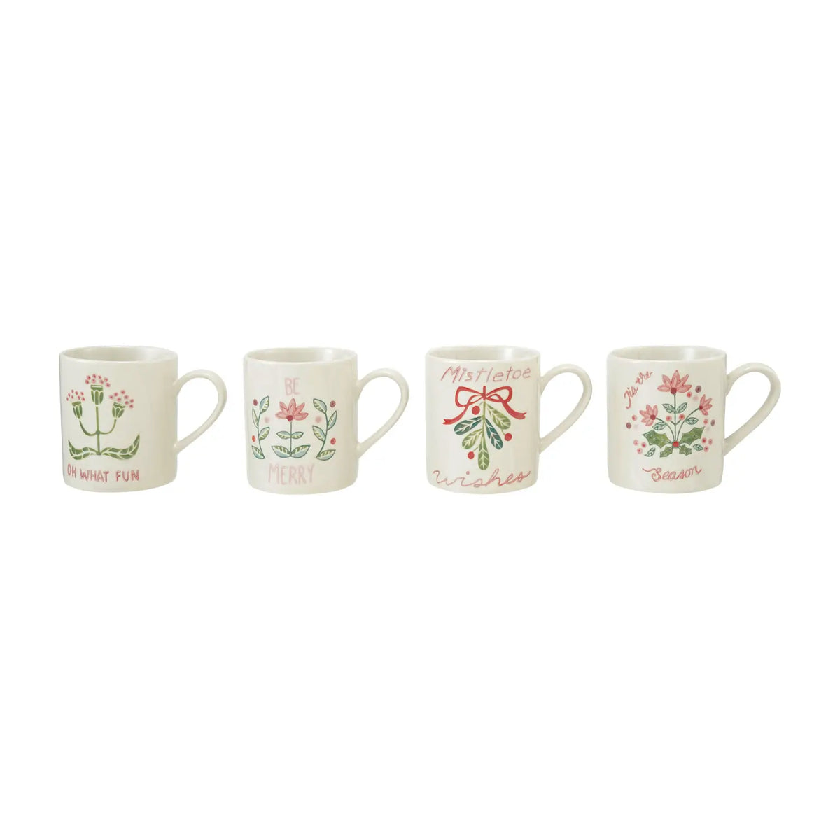 Holiday Florals Stoneware Mug