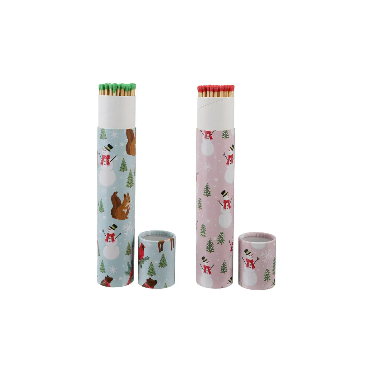 Holiday Pattern Fireplace Matches