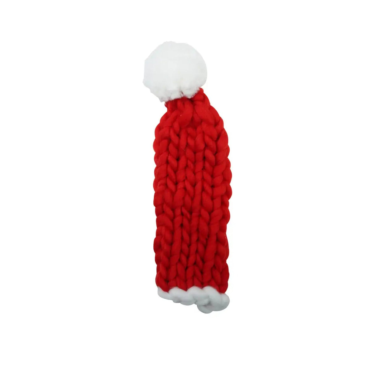 Knit Santa Hat Bottle Topper