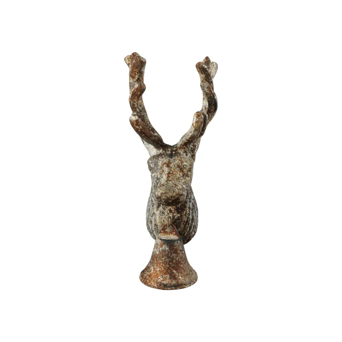 Cast Iron Animal Head Bell Wall Decor
