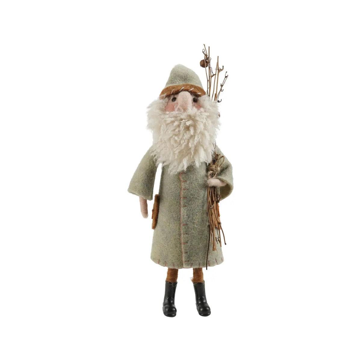 Wool Felt & Twigs Santa