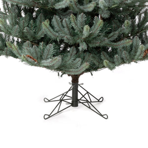 7.5' Park Hill Blue Spruce Christmas Tree With LED Lights