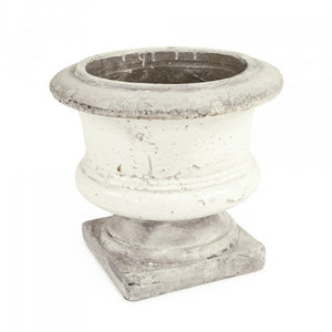 Aged Ceramic Urn Vase