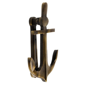 Antiqued Brass Anchor Door Knocker