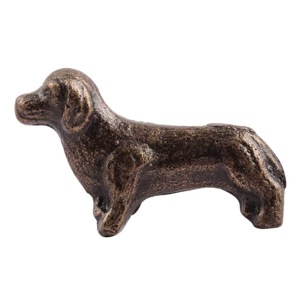 Antiqued Bronze Dachshund Knob