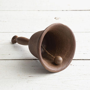 Antiqued Cast Iron Hand Bell