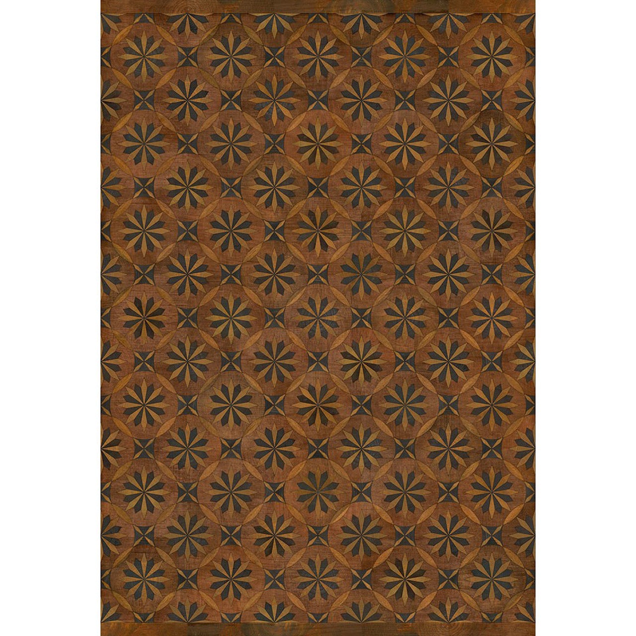 Artisanry Roycrofter Time And Chance Vinyl Floor Cloth