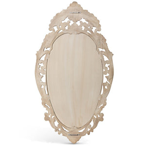 Auvergne Hand Carved Wood Mirror