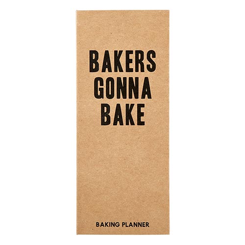 Bakers Gonna Bake Baking Planner