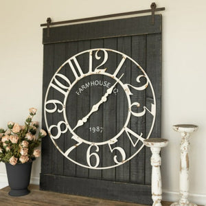 Barn Door Clock
