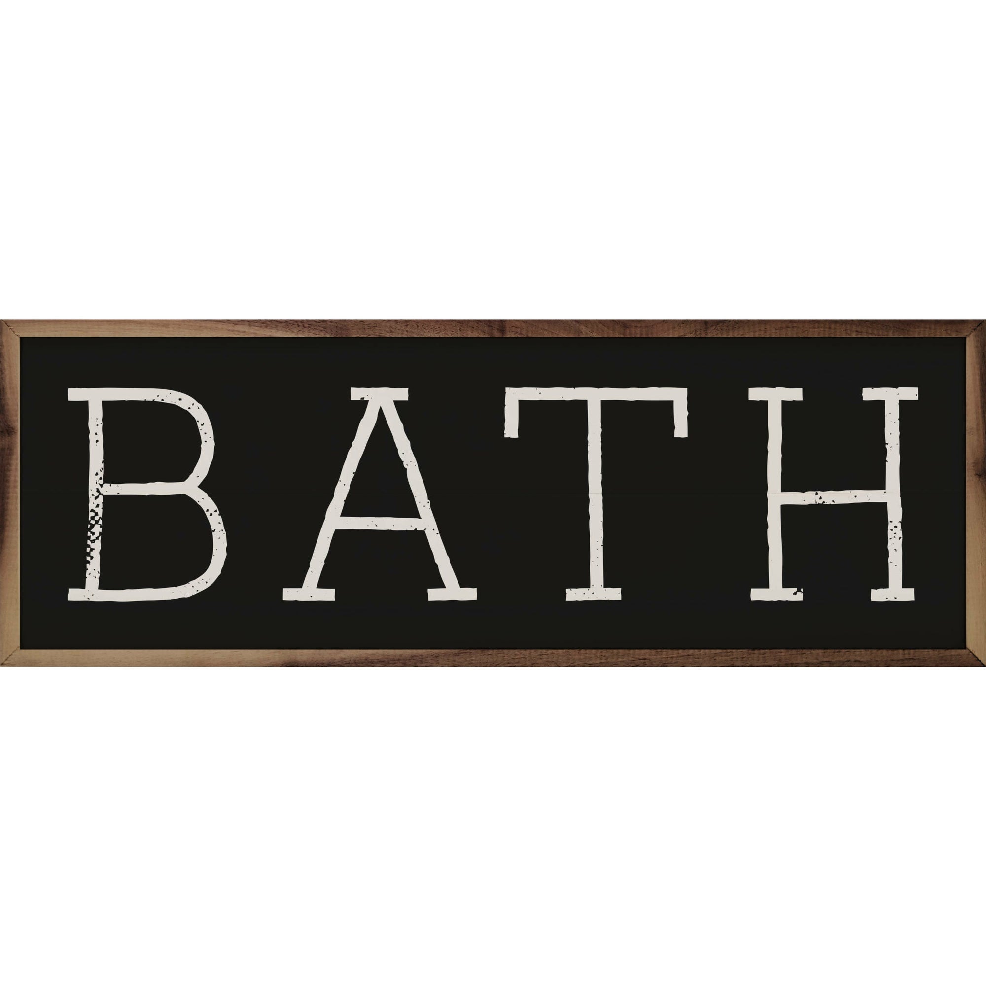 Bath Wood Framed Print