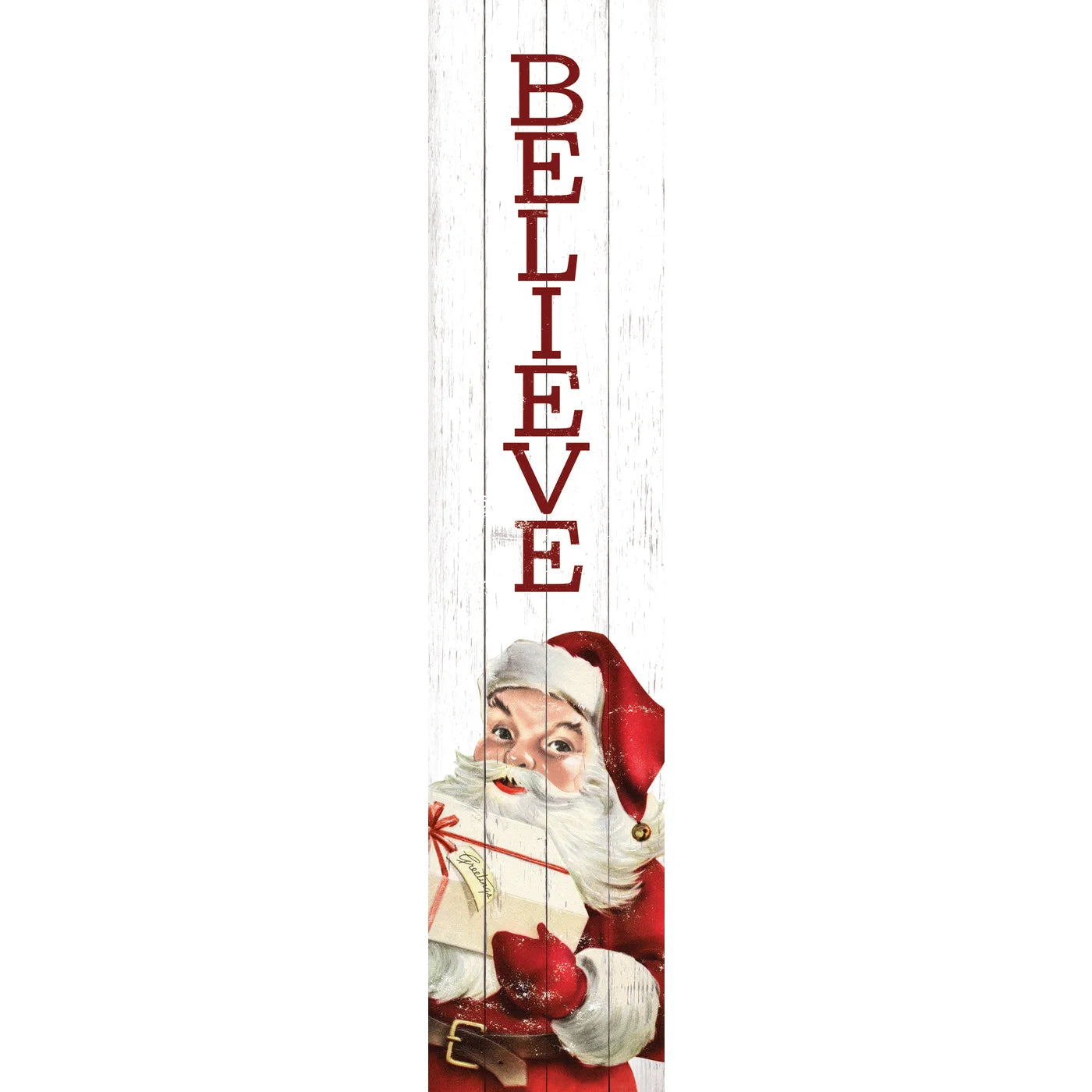 Believe Santa Porch Leaner