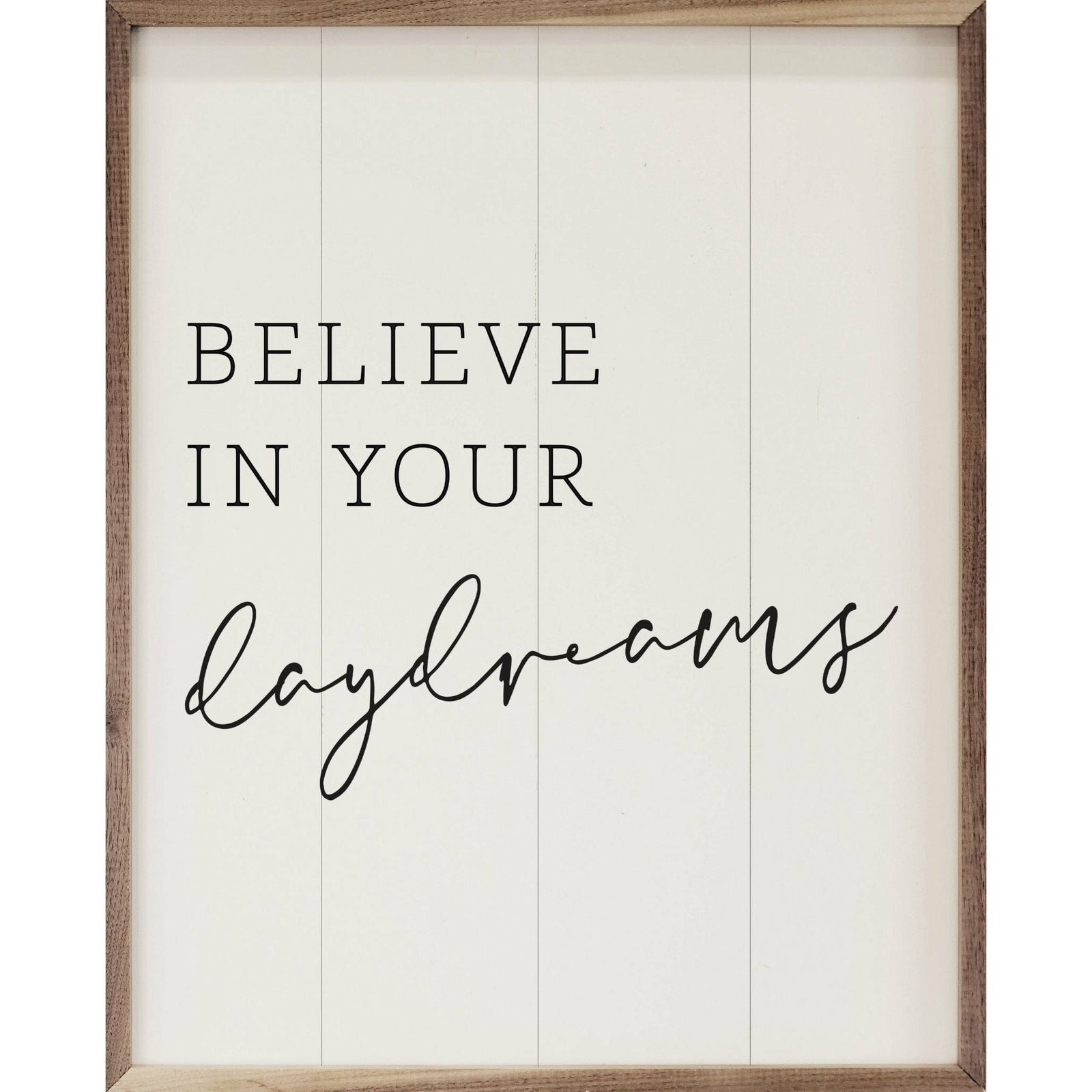 Believe In Your Daydreams Wood Framed Print