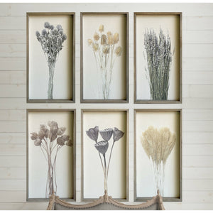 Botanical Canvas Print With Wood Frame