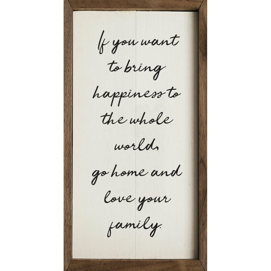 Bring Happiness Wood Framed Print