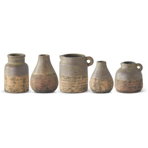 Ceramic Grey Glazed Pot Vase