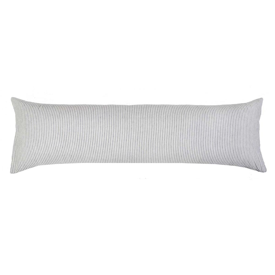 Connor Ivory/Denim Body Pillow by Pom at Home