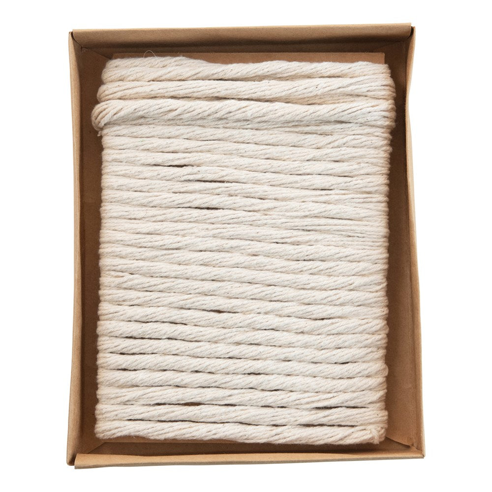 Cream Woven Wool Double Cord Garland