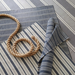 Dash & Albert Archer Navy Woven Cotton Rug