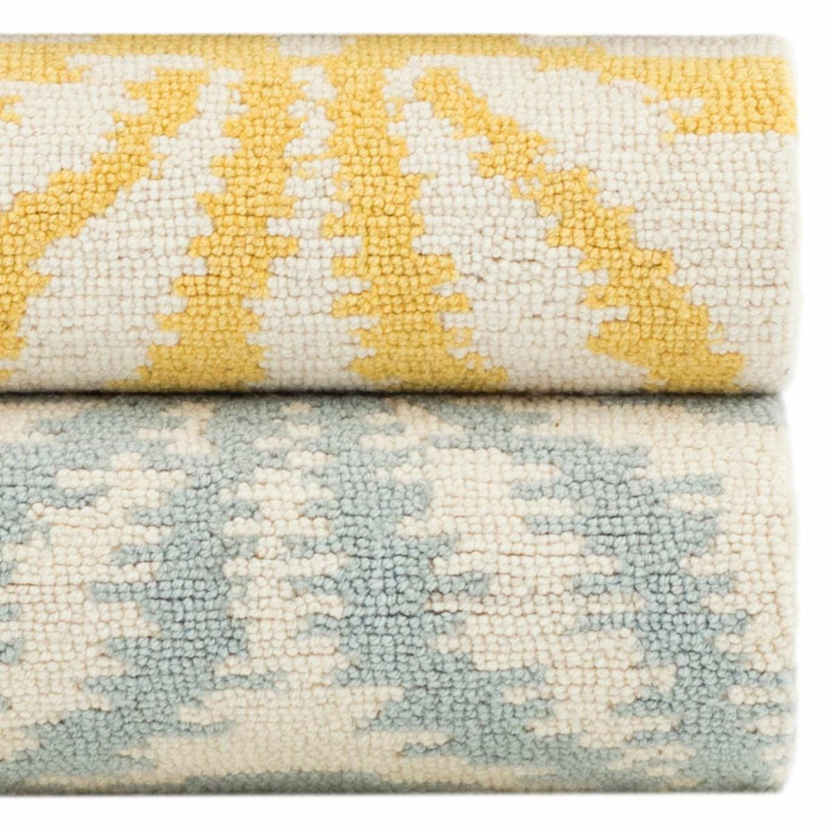 Dash & Albert Aster Sky Micro Hooked Wool Rug | A Cottage in the City