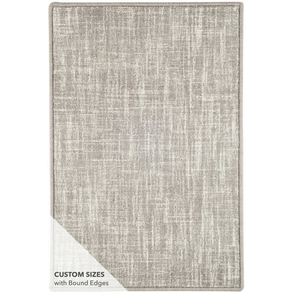 Dash & Albert Crosshatch Dove Grey Micro Hooked Wool Rug A Cottage in
