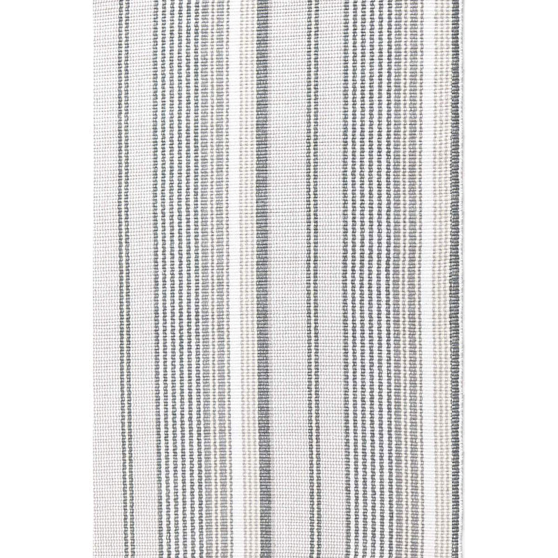 Dash & Albert Gradation Ticking Woven Cotton Rug A Cottage in the City