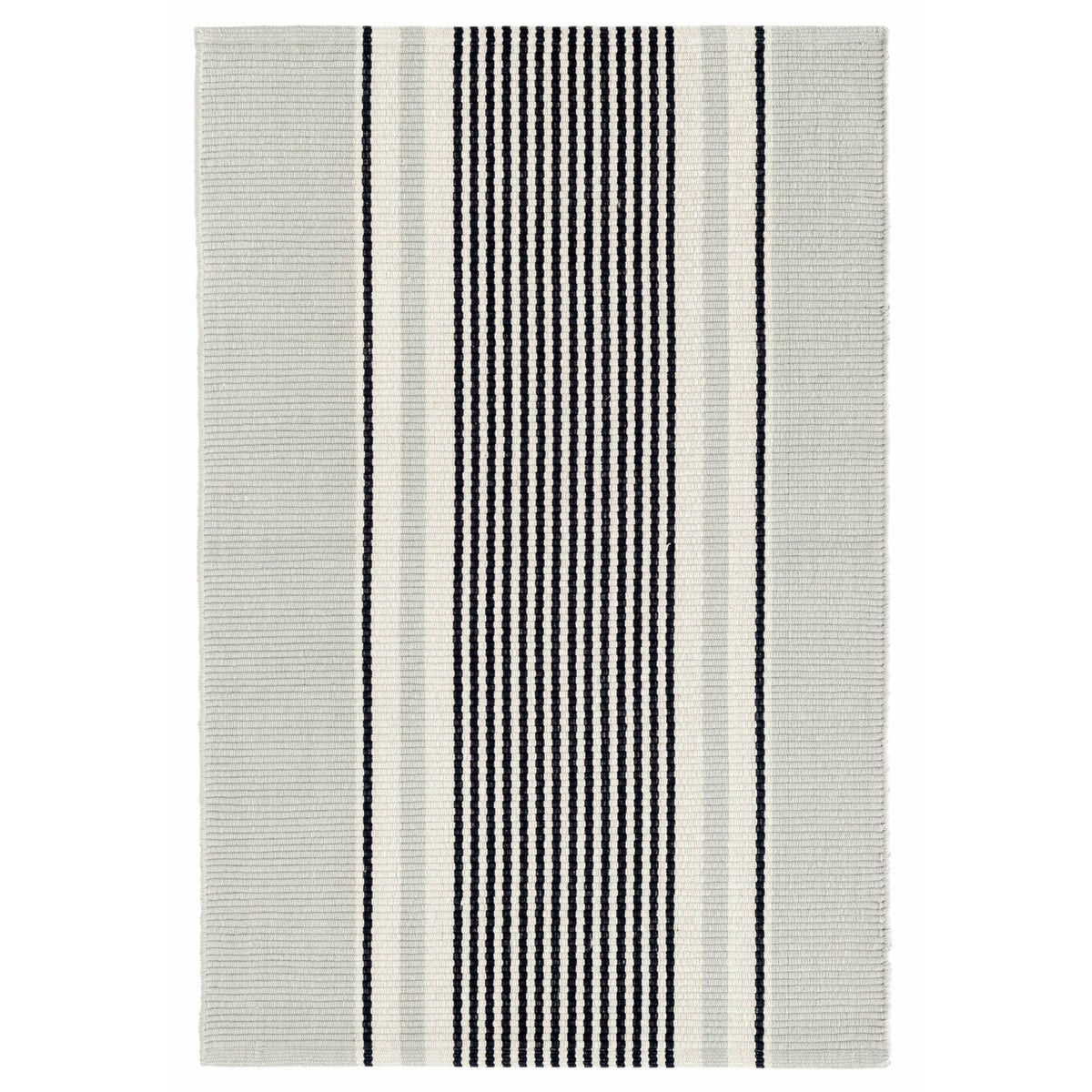 Dash &amp; Albert Gunner Stripe Woven Cotton Rug